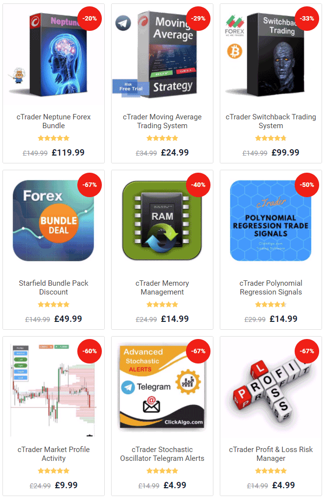 cTrader Weekly Software Sale